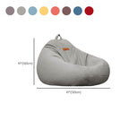 Gray oversized bean bag chair