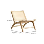 Natural wood recliner chair showcasing elegant design