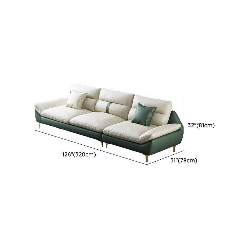 Sophisticated living room setup with sofa