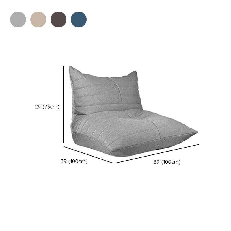 Cotton and Linen Bean Bag Lounger