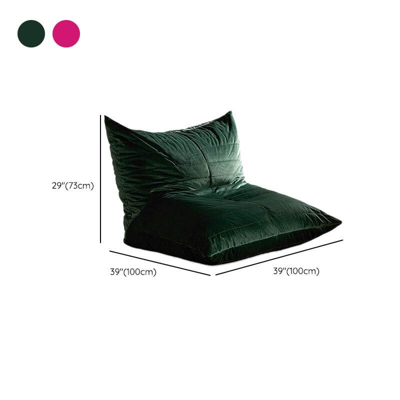 Azure Bean Bag Lounger with Zipper