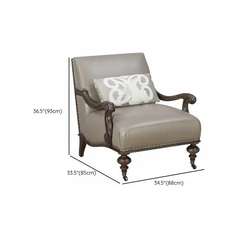 Rustic chair adding charm to modern decor