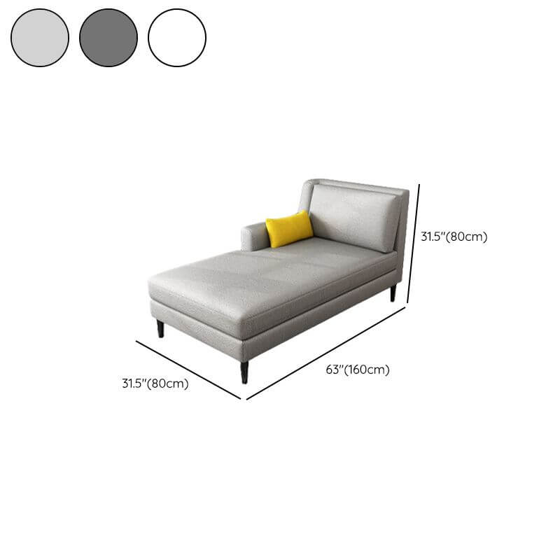 Comfortable chaise lounge for modern interiors