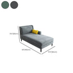 Living room with Scandinavian corner unit chaise lounge