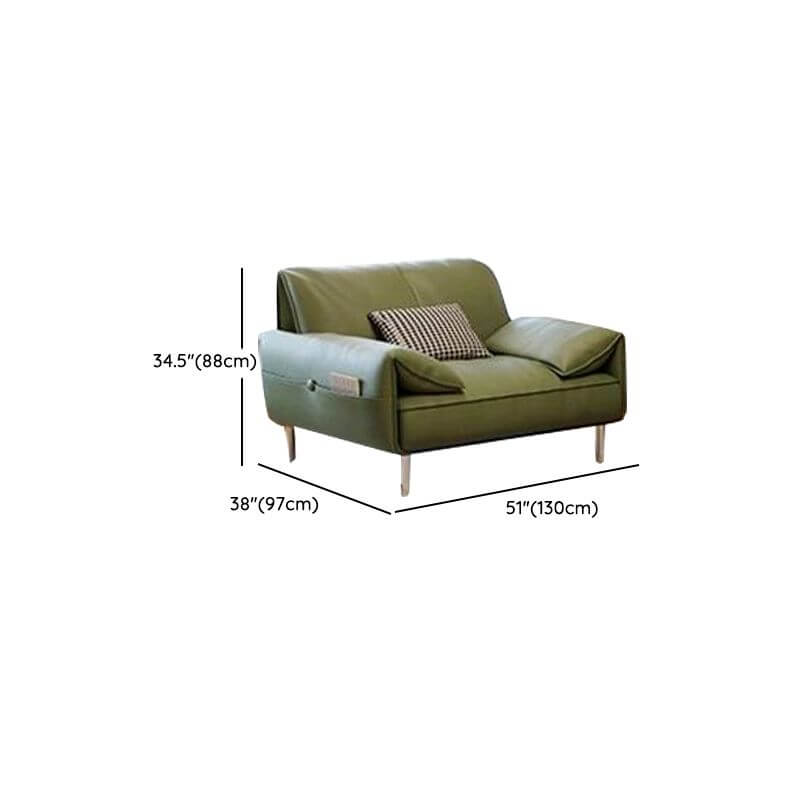 Single sofa made of pine wood