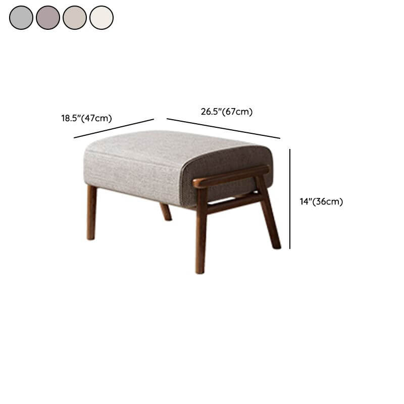 Scratch-shielded rocking chair in modern style