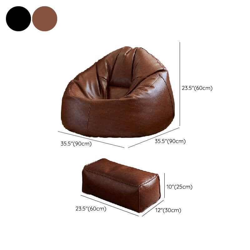 Single seating bean bag chair