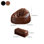 Single seating bean bag chair