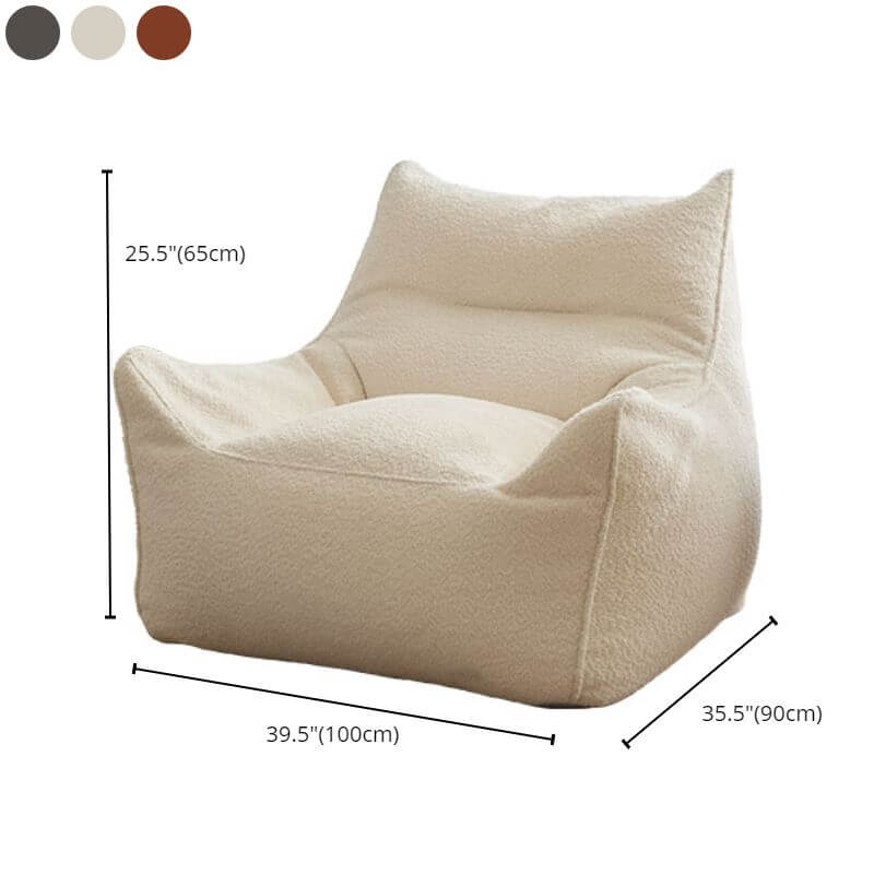 Elegant bean bag set in a cozy setting