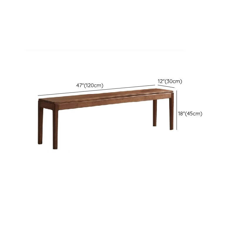 Elegant indoor bench for dining areas