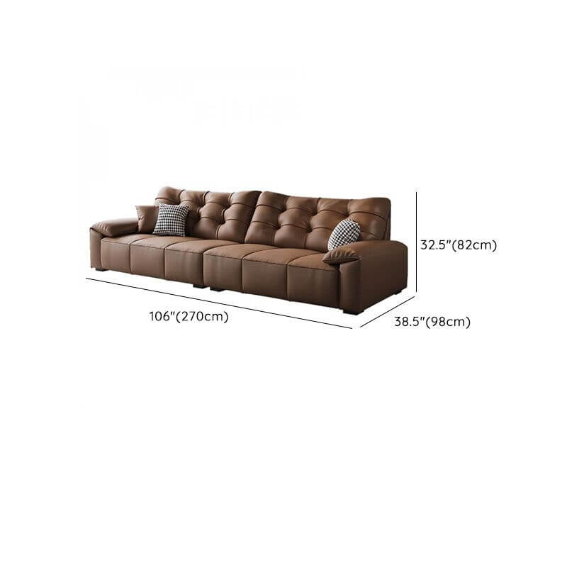 Sepia Sofa showcasing concealed support