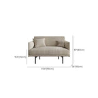 Plush pillows arranged on the sofa