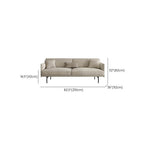 3-seater grey sofa with contemporary design