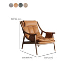 Living room with simple modern tufted recliner