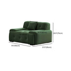 lime green sofa couch with pillows