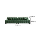 lime green sofa couch side view