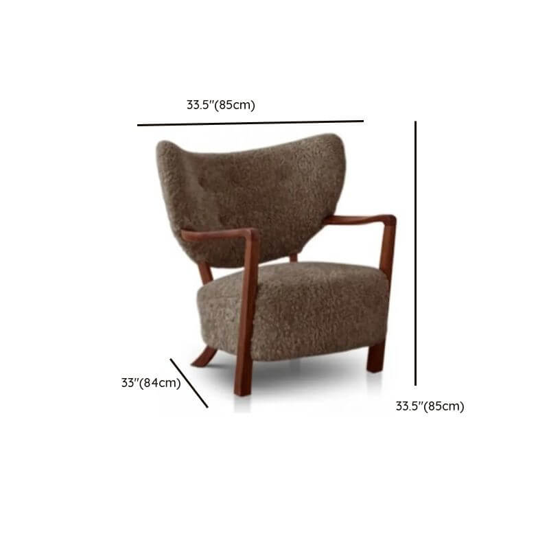 Stylish interior design featuring the Simple Solid Color Arm Chair