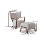 Modern living room featuring Simple Solid Color Arm Chair