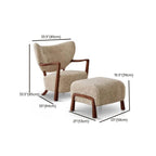 Close-up of the upholstery fabric on the armchair