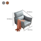 Comfortable Solid Color Arm Chair
