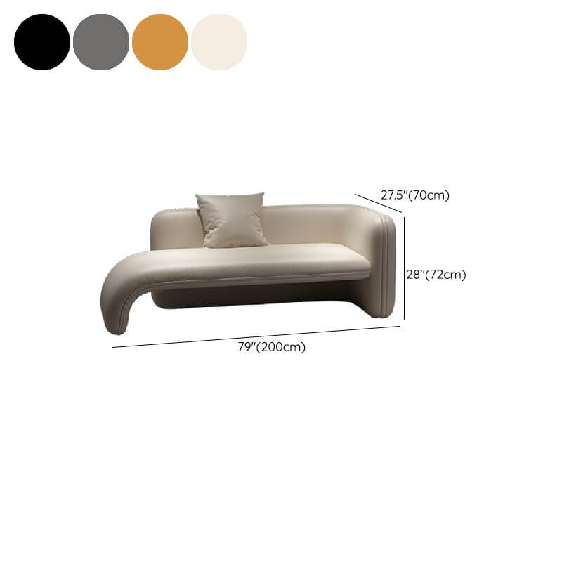 Luxurious oversized chaise lounge for relaxation