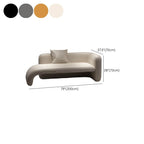 Luxurious oversized chaise lounge for relaxation