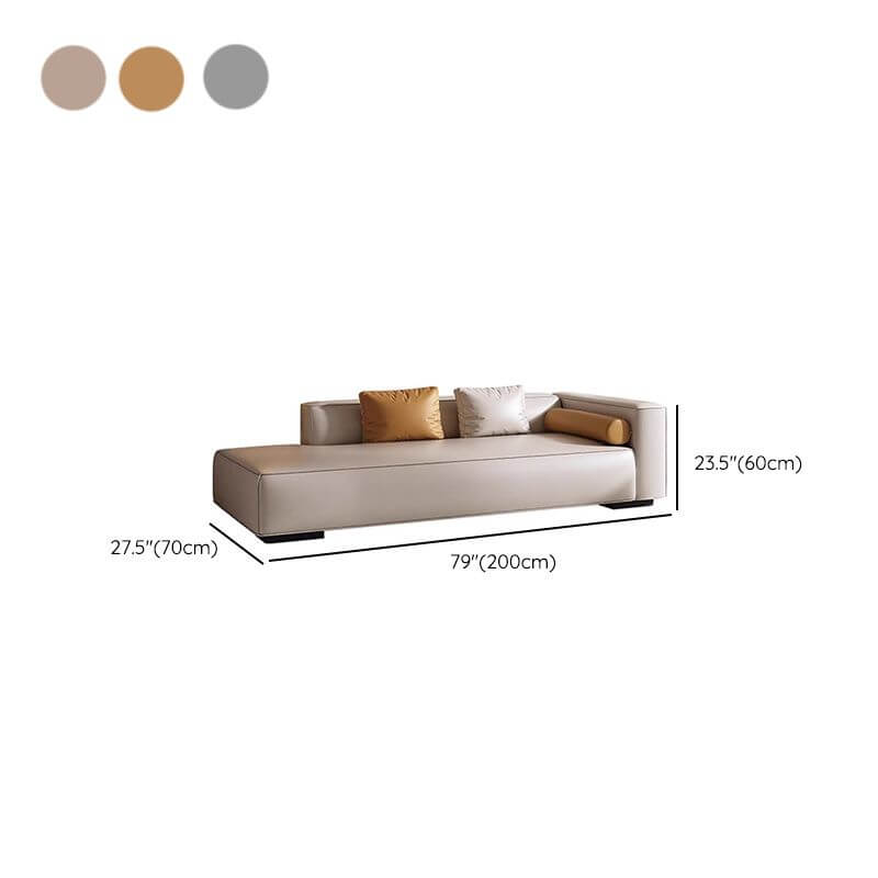 Modern lounge bench featuring spacious design