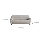 Sleek design sofa in cozy space