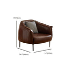 Mint green accent chair with ottoman