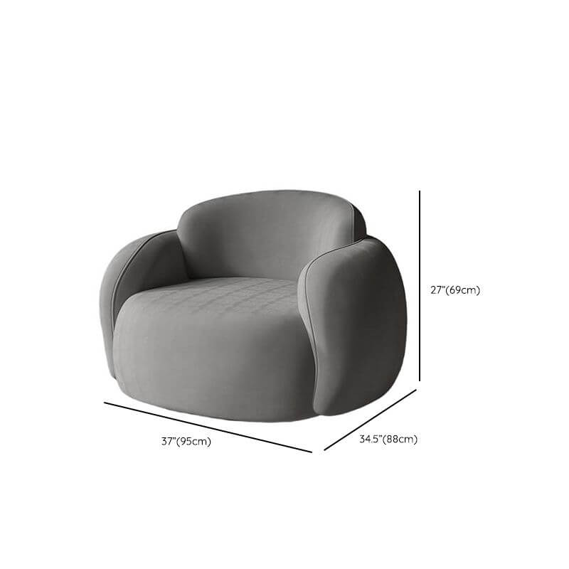 Contemporary Chair with Soft Arms