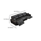 Simplistic Black Sleeper Sofa in a modern living room