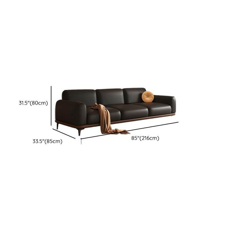 2-seater black sofa option