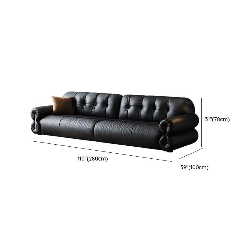 Modern sofa with spacious seating