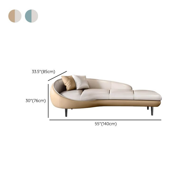 Chaise lounge chair in a stylish interior design
