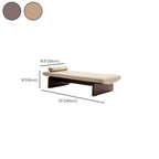 Durable Upholstered Living Room Bench with Simple Design