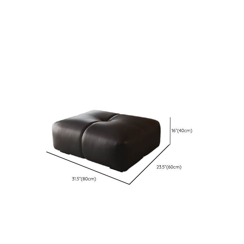 Solid Color Rectangular Footstool