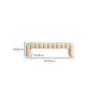 Elegant accent bench used as a decorative piece