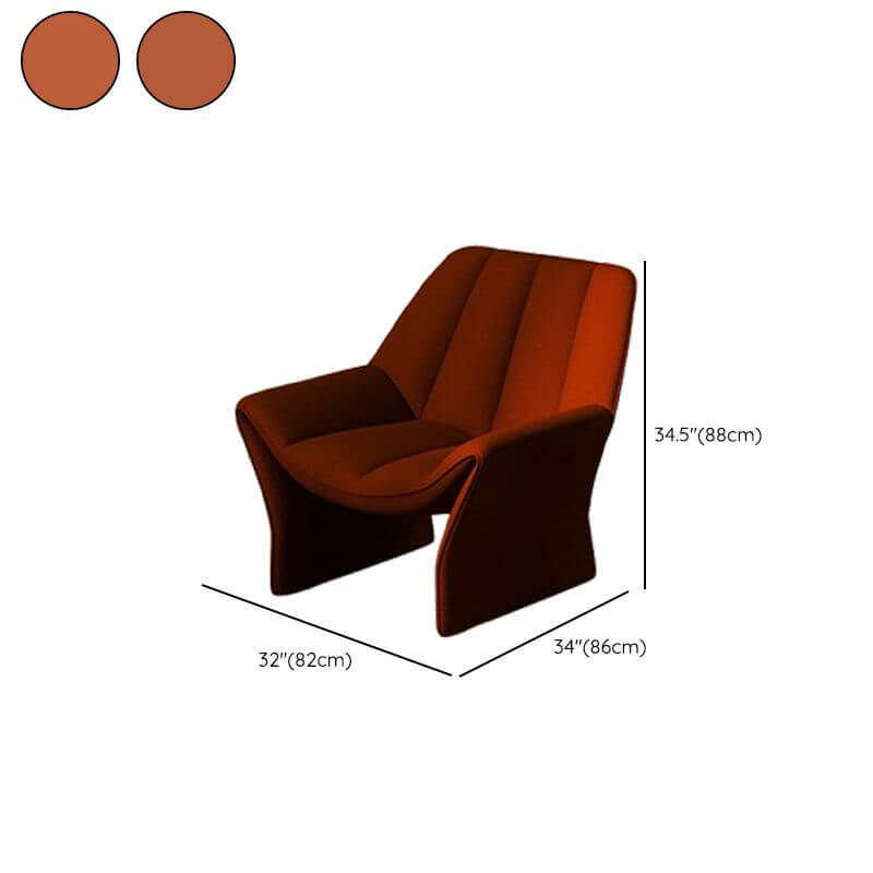 Citrus color lounge chair