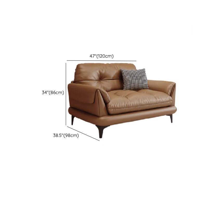elegant solid color couch