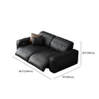 Stylish sleeper sofa in black