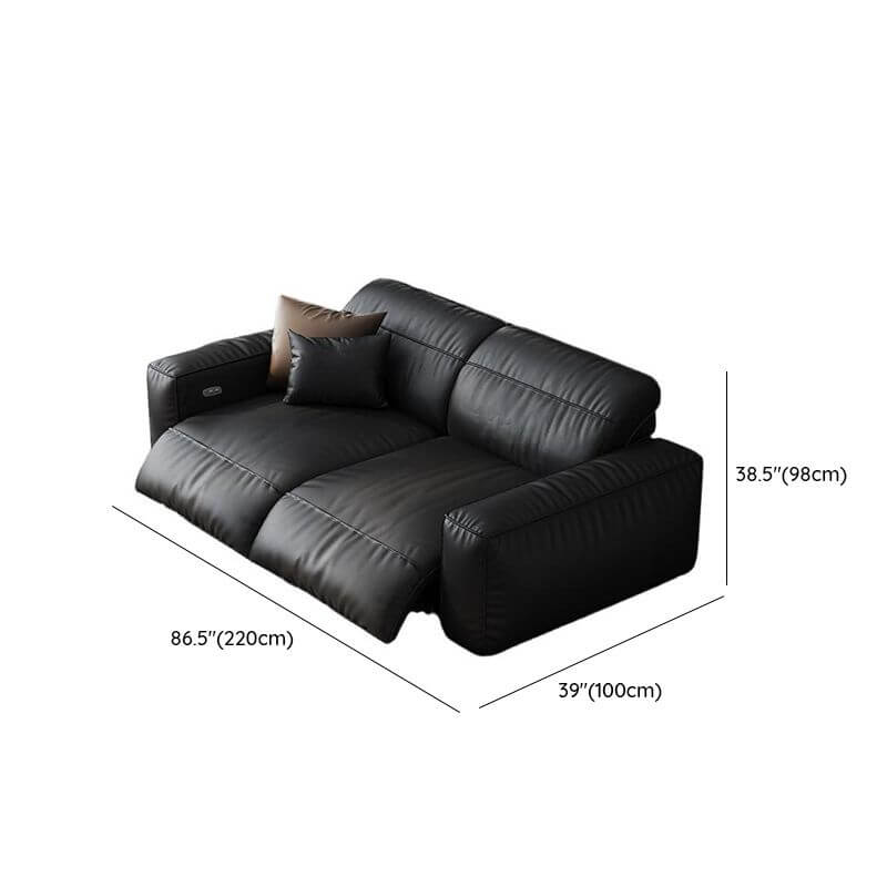 Stylish sleeper sofa in black