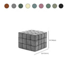 Minimalist Design of Cube Ottoman