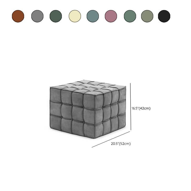 Minimalist Design of Cube Ottoman