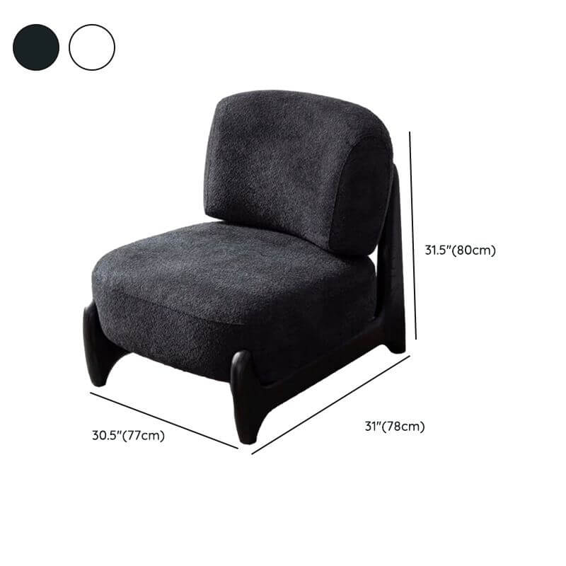 Solid wood frame of the chair