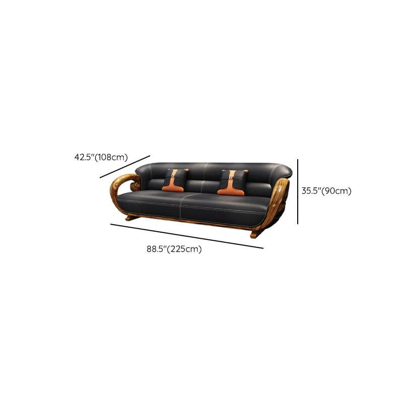 elegant biscuit back design sofa
