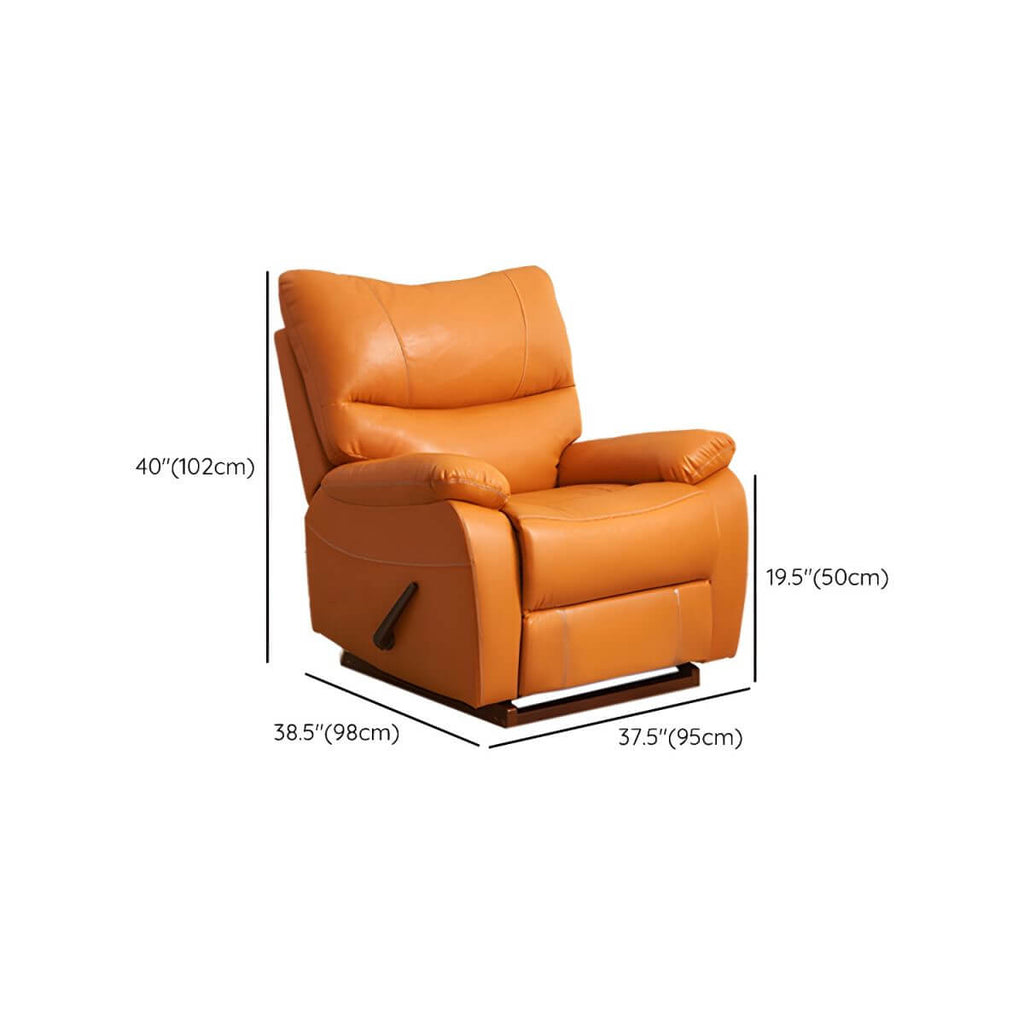 recliner with swivel rocker base