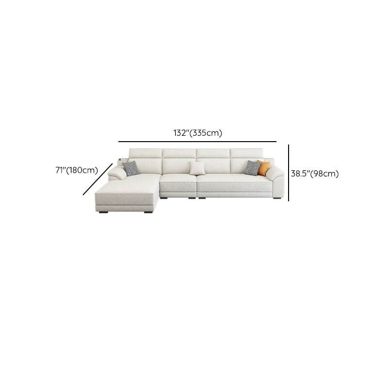 Left-oriented Sofa Chaise for living room