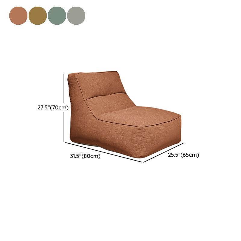 Modern Solid Color Bean Bag Chair