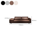 large sitting bench with solid color upholstery