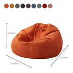 Burgundy Snowflake Velvet Bean Bag Chair